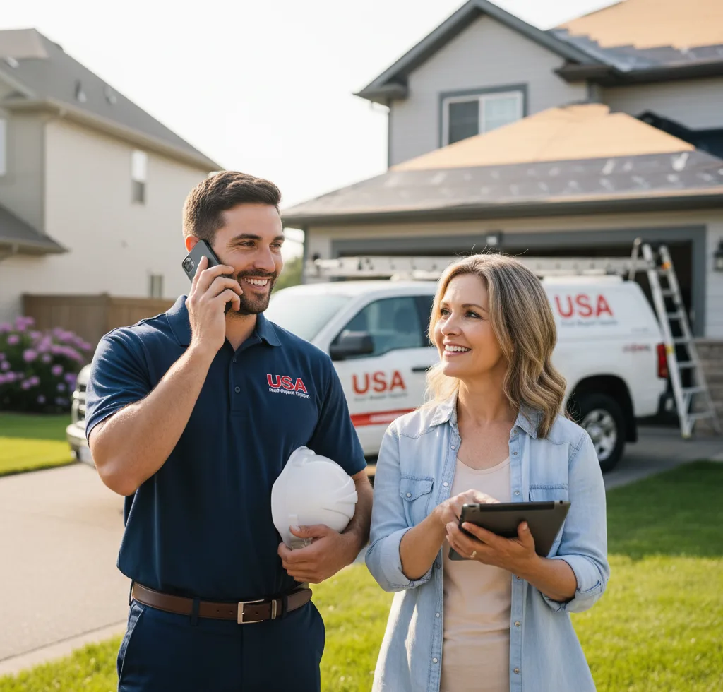 USA Roof Repair Experts customer support in Allyn